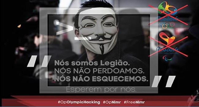 Anonymous anuncia ataques contra as Olimpíadas