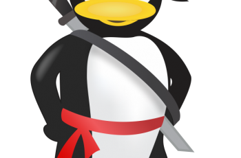 mascote ninja do linux